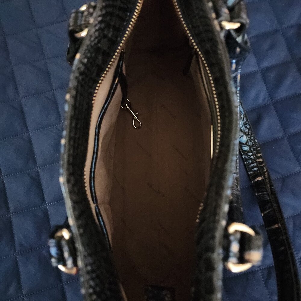 Brahmin Navy & Gold Purse - Picture 3 of 3